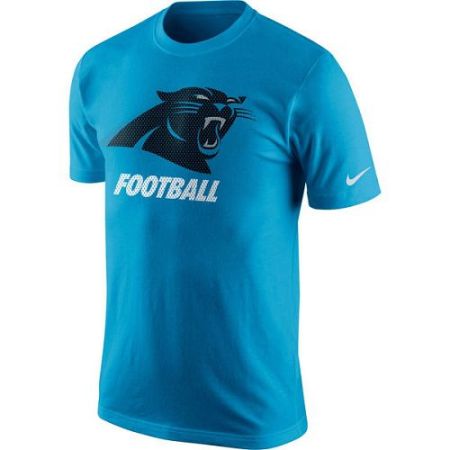 Men's Nike Carolina Panthers Blue Facility T-Shirt