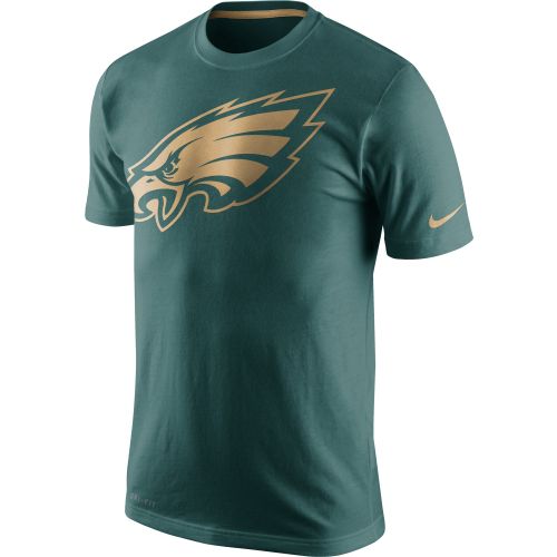 Men's Philadelphia Eagles Nike Midnight Green Championship Drive Gold Collection Performance T-Shirt