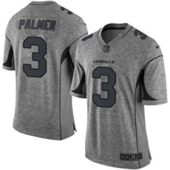 Nike Arizona Cardinals #3 Carson Palmer Gray Men's Stitched NFL Limited Gridiron Gray