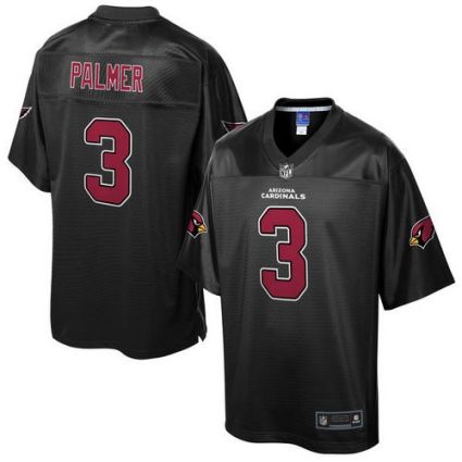 Nike Arizona Cardinals #3 Carson Palmer Black Men's NFL Pro Line Black Reverse Fashion Game Jersey