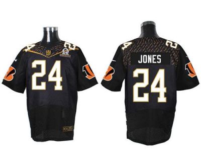 Nike Cincinnati Bengals #24 Adam Jones Black 2016 Pro Bowl Men's Stitched NFL Elite Jersey