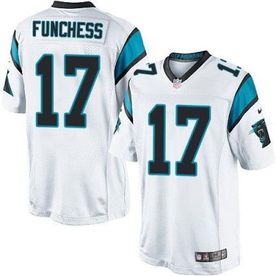 Youth Nike Panthers #17 Devin Funchess White Stitched NFL Elite Jersey