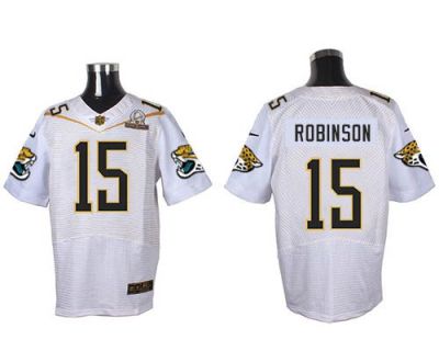 Nike Jacksonville Jaguars #15 Allen Robinson White 2016 Pro Bowl Men's Stitched NFL Elite Jersey