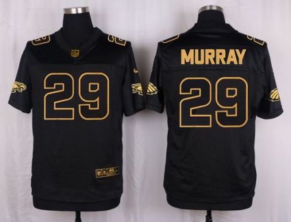 Nike Philadelphia Eagles #29 DeMarco Murray Black Men's Stitched NFL Elite Pro Line Gold Collection Jersey