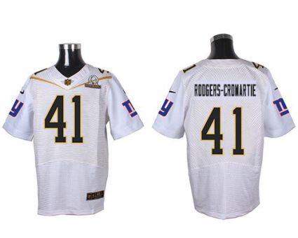 Nike New York Giants #41 Dominique Rodgers-Cromartie White 2016 Pro Bowl Men's Stitched NFL Elite Jersey