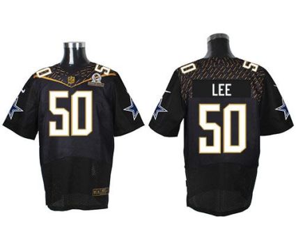 Nike Dallas Cowboys #50 Sean Lee Black 2016 Pro Bowl Men's Stitched NFL Elite Jersey