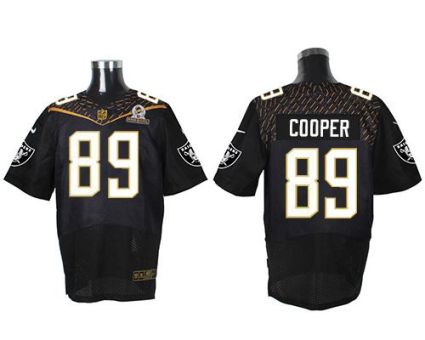 Nike Oakland Raiders #89 Amari Cooper Black 2016 Pro Bowl Men's Stitched NFL Elite Jersey
