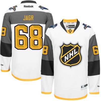 Florida Panthers #68 Jaromir Jagr White 2016 All Star Stitched NHL Jersey