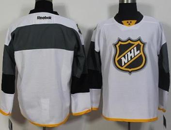 2016 All Star Stitched Blank White NHL Jersey