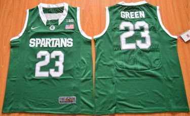 Michigan State Spartans #23 Draymond Green Green Authentic Basketball Stitched NCAA Jersey