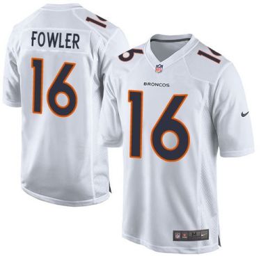 Nike Denver Broncos #16 Bennie Fowler White Men's Stitched NFL Game Event Jersey