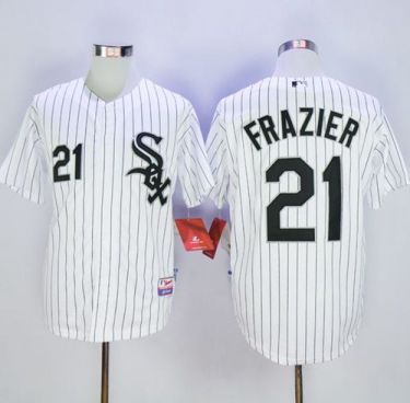 Chicago White Sox #21 Todd Frazier White Cool Base Stitched MLB Jersey