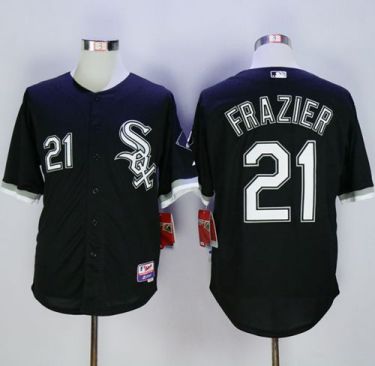 Chicago White Sox #21 Todd Frazier Black Cool Base Stitched MLB Jersey