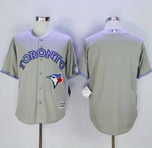 Toronto Blue Jays Blank Grey New Cool Base Stitched MLB Jersey