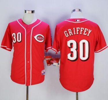 Cincinnati Reds #30 Ken Griffey Red Cool Base Stitched MLB Jersey