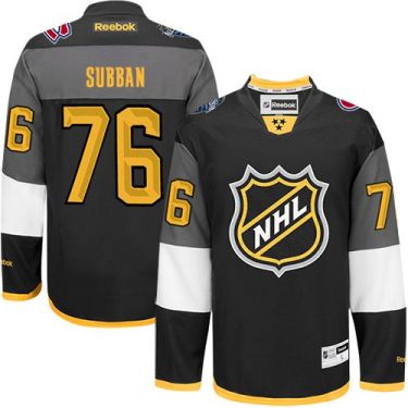 Montreal Canadiens #76 P.K Subban Black 2016 All Star Stitched NHL Jersey