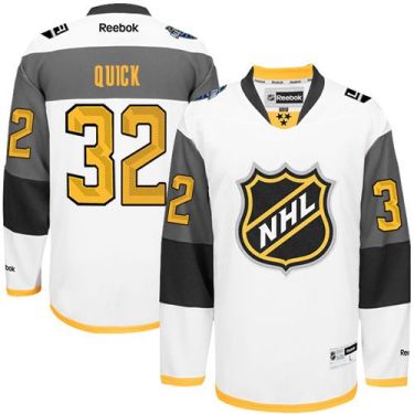 Los Angeles Kings #32 Jonathan Quick White 2016 All Star Stitched NHL Jersey