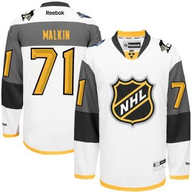 Pittsburgh Penguins #71 Evgeni Malkin White 2016 All Star Stitched NHL Jersey