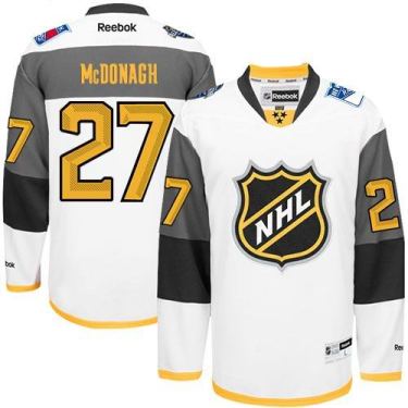New York Rangers #27 Ryan McDonagh White 2016 All Star Stitched NHL Jersey