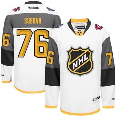 Montreal Canadiens #76 P.K Subban White 2016 All Star Stitched NHL Jersey