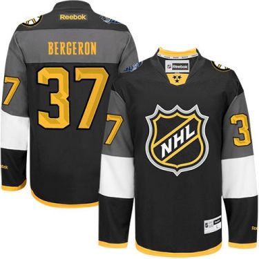 Boston Bruins #37 Patrice Bergeron Black 2016 All Star Stitched NHL Jersey