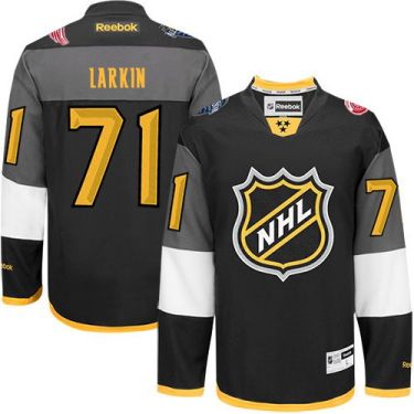 Detroit Red Wings #71 Dylan Larkin Black 2016 All Star Stitched NHL Jersey