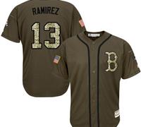 Boston Red Sox #13 Hanley Ramirez Green Salute to Service Stitched MLB Jersey Boston Red Sox #13 Hanley Ramirez Green Salute to Service Stitched MLB Jersey
