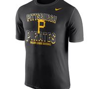 Pittsburgh Pirates Nike Cooperstown Collection Legend Team Issue Performance Black T-Shirt