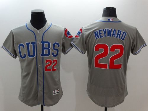 Chicago Cubs #22 Jason Heyward Grey Flexbase Authentic Collection Alternate Road Baseball Jersey