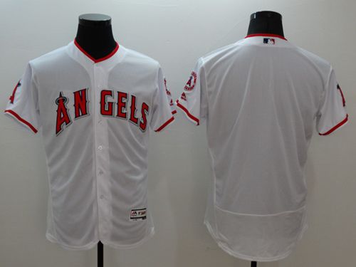 Los Angeles Angels Of Anaheim Blank White Flexbase Authentic Collection Stitched Baseball Jersey Los Angeles Angels Of Anaheim Blank White Flexbase Authentic Collection Stitched Baseball Jersey
