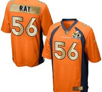 Nike Denver Broncos #56 Shane Ray Orange Team Color Men's Stitched NFL Game Super Bowl 50 Collection Jersey