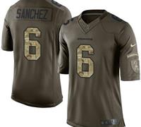Nike Denver Broncos #6 Mark Sanchez Green Men's Stitched NFL Limited Salute To Service Jersey