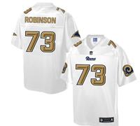 Nike St.Louis Rams #73 Greg Robinson White Men's NFL Pro Line Fashion Game Jersey