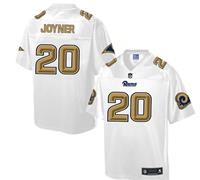 Nike St.Louis Rams #20 Lamarcus Joyner White Men's NFL Pro Line Fashion Game Jersey