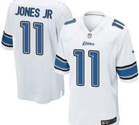 Youth Nike Lions #11 Marvin Jones Jr White Stitched NFL Elite Jersey