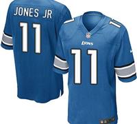 Youth Nike Lions #11 Marvin Jones Jr Light Blue Team Color Stitched NFL Elite Jersey