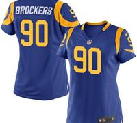 Women Nike Rams #90 Michael Brockers Royal Blue Alternate Stitched NFL Elite Jersey