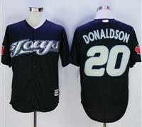 Toronto Blue Jays #20 Josh Donaldson Black New Cool Base Stitched MLB Jersey Toronto Blue Jays #20 Josh Donaldson Black New Cool Base Stitched MLB Jersey