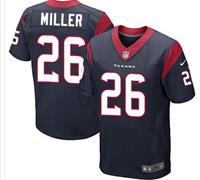 Nike Houston Texans #26 Lamar Miller Navy Blue Team Color Men's Stitched NFL Elite Jersey