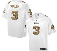 Nike Minnesota Vikings #3 Blair Walsh White Men's NFL Pro Line Fashion Game Jersey
