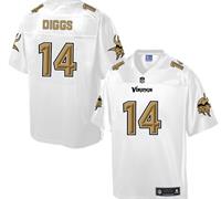 Nike Minnesota Vikings #14 Stefon Diggs White Men's NFL Pro Line Fashion Game Jersey