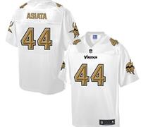 Nike Minnesota Vikings #44 Matt Asiata White Men's NFL Pro Line Fashion Game Jersey