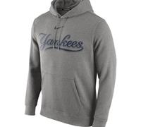 New York Yankees Nike Club Pullover Gray MLB Hoodie