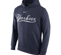 New York Yankees Nike Club Pullover Navy Blue MLB Hoodie