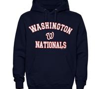 Washington Nationals Fastball Fleece Pullover Navy Blue MLB Hoodie