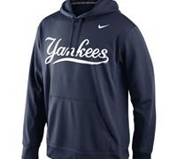 New York Yankees Nike Men's KO Wordmark Perfomance Navy MLB Hoodie