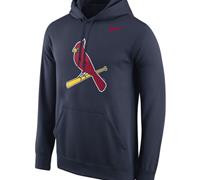 St.Louis Cardinals Nike Logo Performance Pullover Navy MLB Hoodie