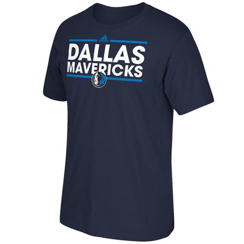 Dallas Mavericks Adidas Dassler Navy T-Shirt