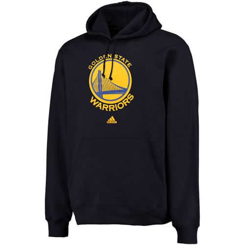 Adidas Golden State Warriors Logo Navy Pullover Hoodie Sweatshirt