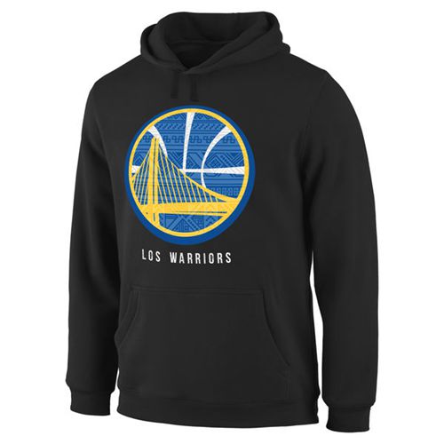 Golden State Warriors Noches Enebea Black Pullover Hoodie